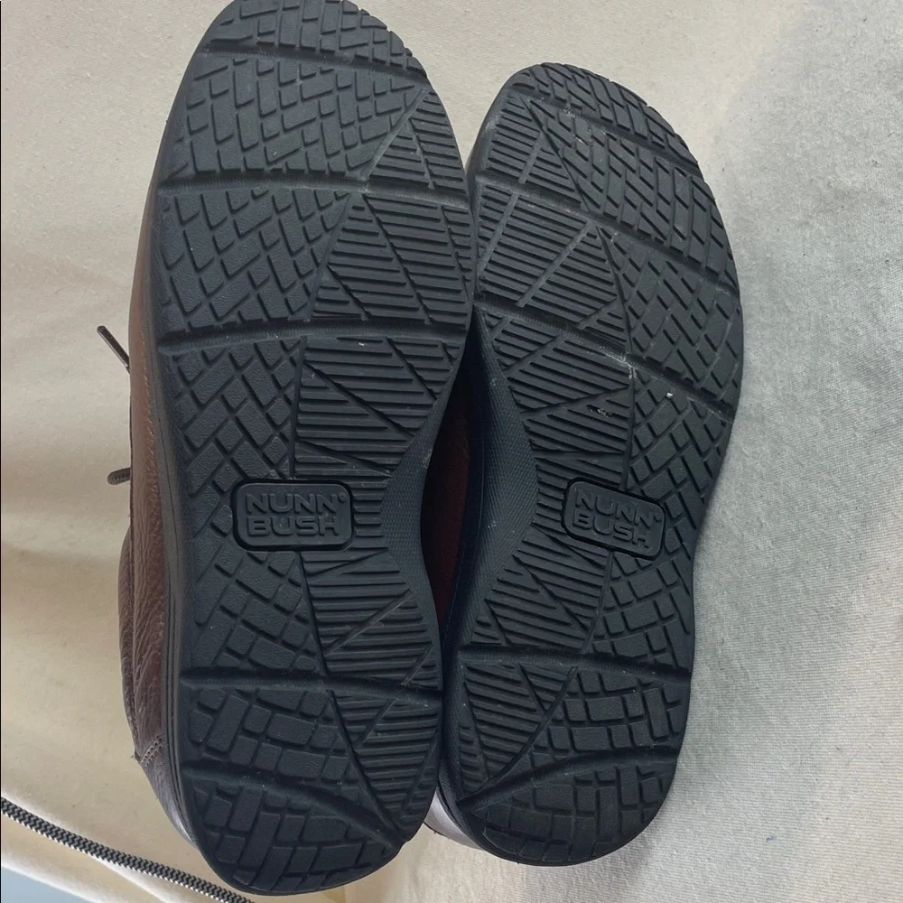 Men's Nunn Bush Brown Leather Shoes Size 11.5